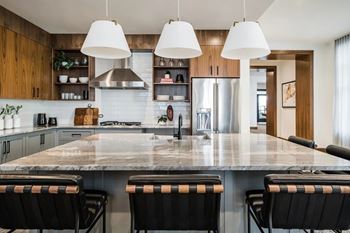 Culinary demonstration kitchen